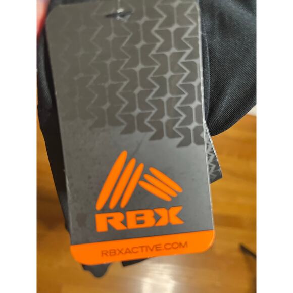 RBX reflective running‎ leggings size S NWT black and silver Wicking - Picture 5 of 6